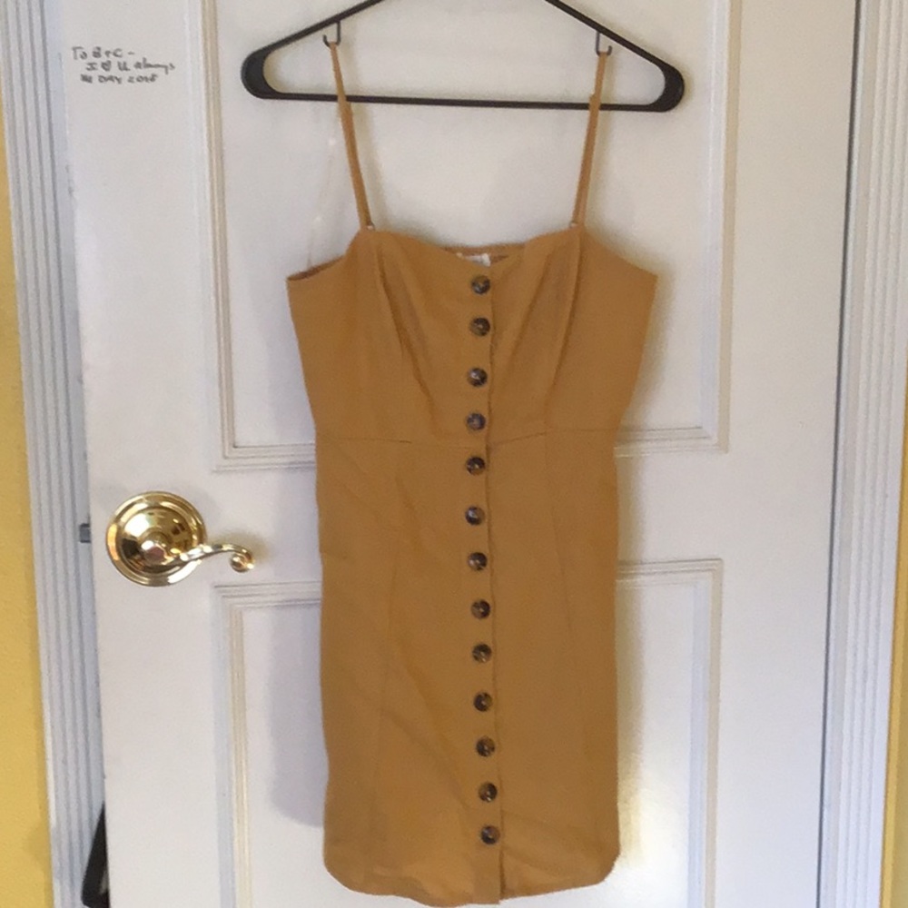 Yellow dress from Tillys
